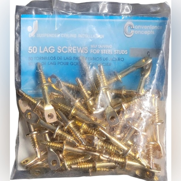 100 Convenience Concepts Self Tapping Lag Screws for Steel Studs NOS 2 PACKS @50 - Picture 1 of 4